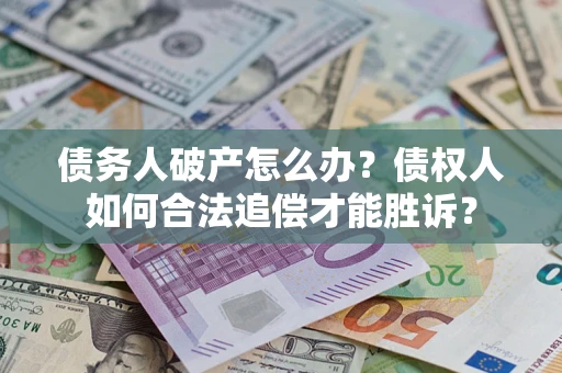 武汉债务人破产怎么办？债权人如何合法追偿才能胜诉？