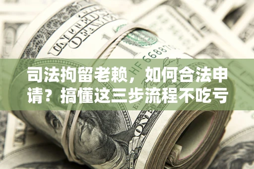 武汉司法拘留老赖，如何合法申请？搞懂这三步流程不吃亏！
