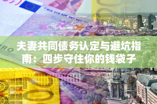 武汉夫妻共同债务认定与避坑指南：四步守住你的钱袋子
