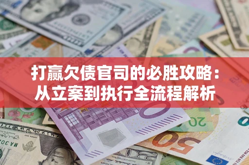 武汉打赢欠债官司的必胜攻略：从立案到执行全流程解析