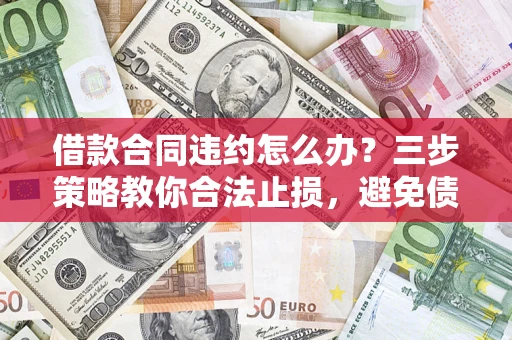 武汉借款合同违约怎么办？三步策略教你合法止损，避免债务危机升级