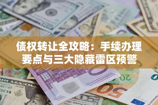 武汉债权转让全攻略：手续办理要点与三大隐藏雷区预警